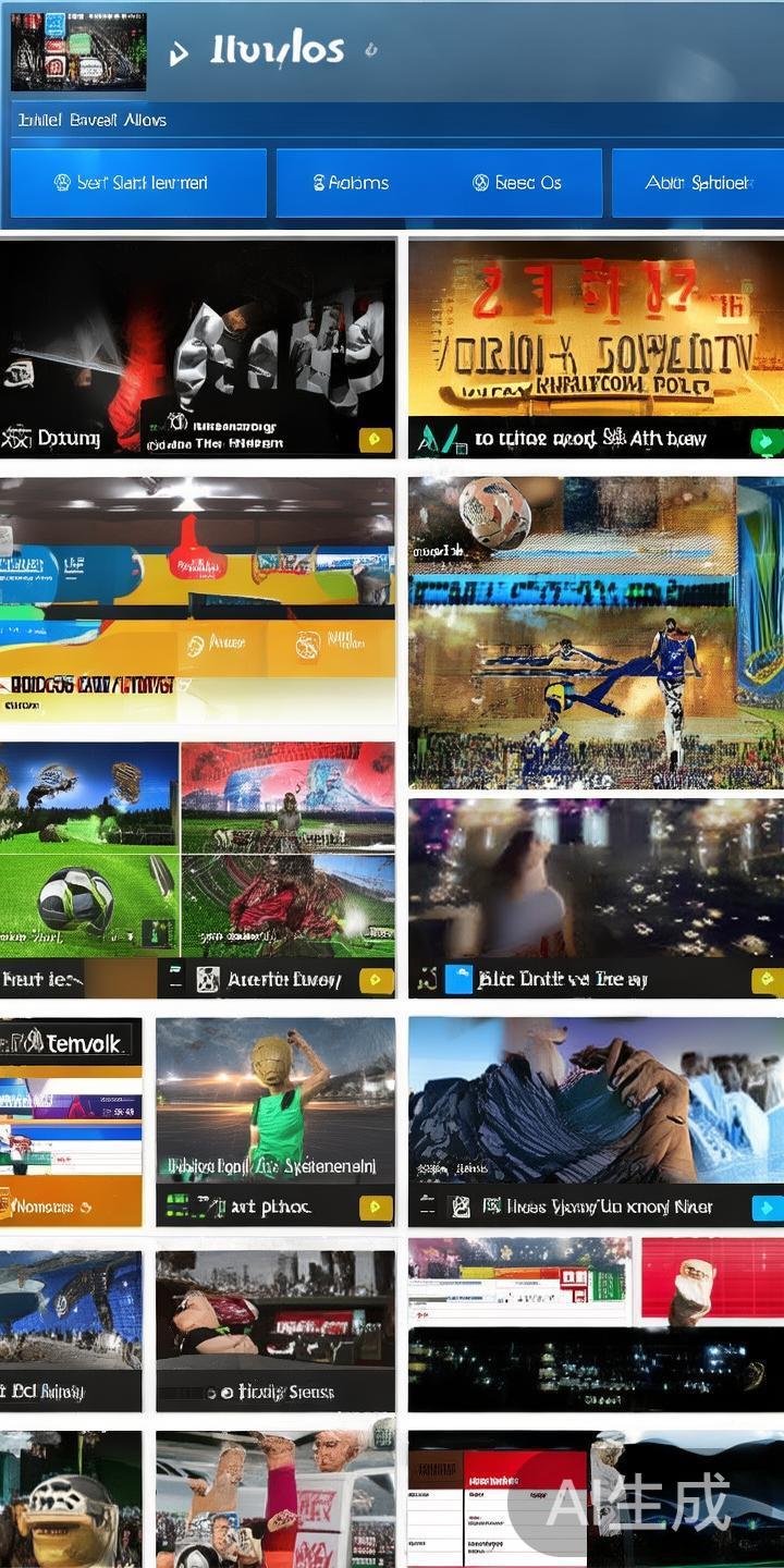 首页导航：首页以直观的界面显示当前热播的赛事、即将